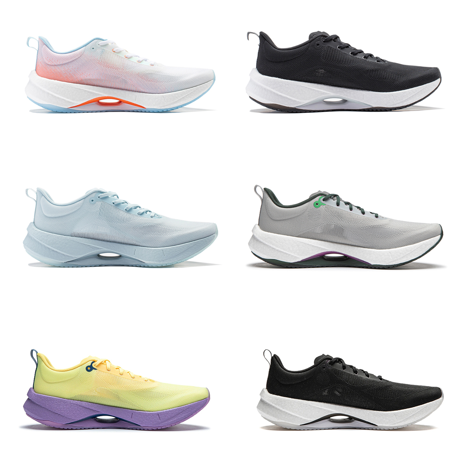 Li-ning-Zapatillas de correr súper ligeras para mujer, zapatos deportivos cómodos, transpirables, antideslizantes, 21
