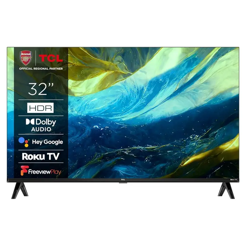 TCL 32-inch Roku TV, Full HD, HDR Provides Enhanced Picture Quality, Dolby Audio Inserted for Memorable Viewing Experience