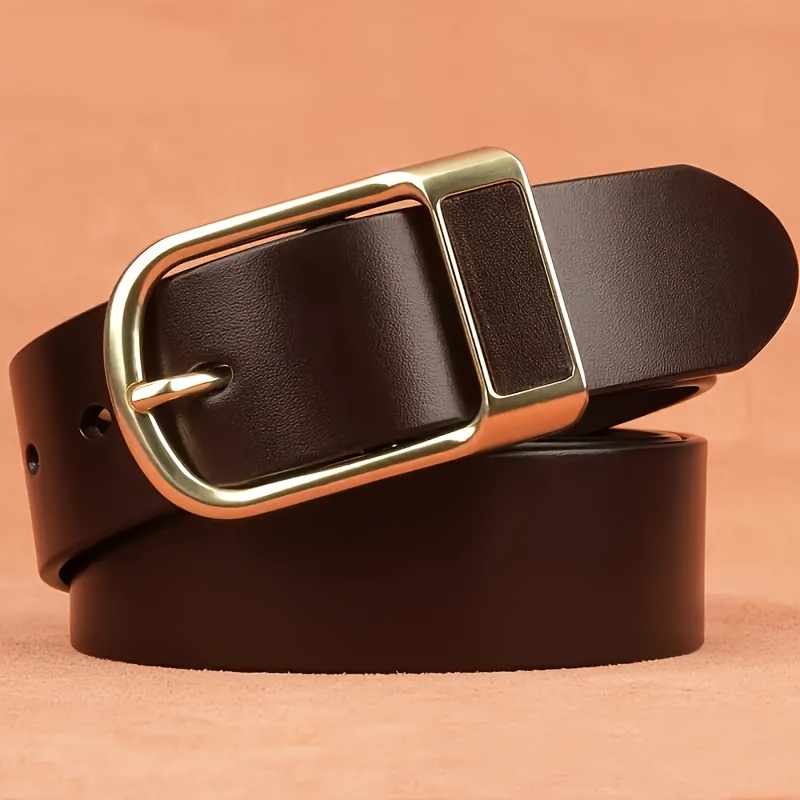 Ceinture décontractée à la mode pour hommes, Style Coboy, boucle ardillon, jean rétro, ceinture d'affaires décontractée