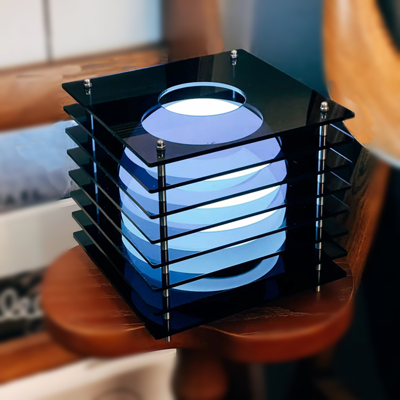 Home Decor Bedroom lamps Acrylic 16colors Rechargeable Beside Cupboard Table Light Desktop Decorate Room Props Night Lighting