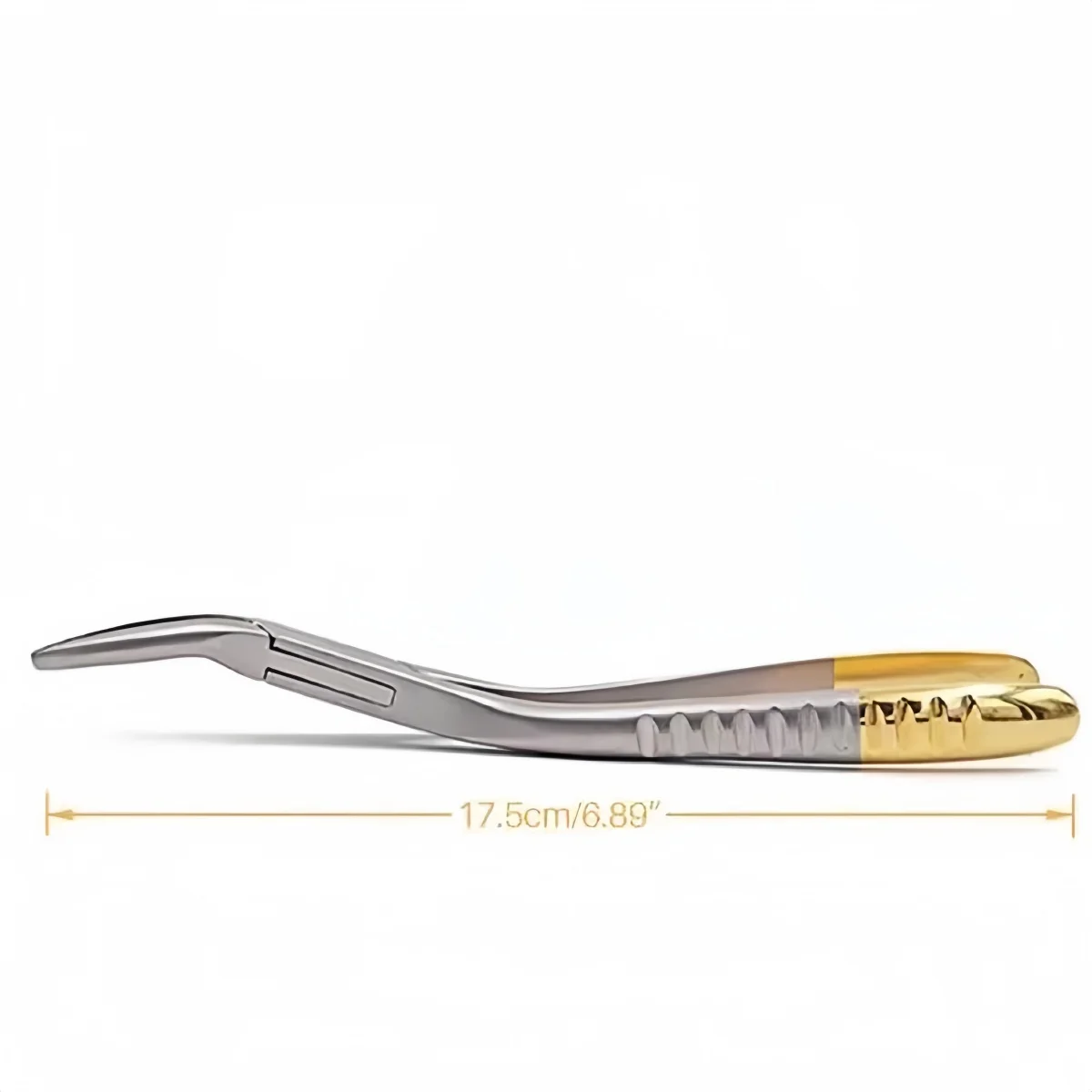 1 Pc Tandheelkundige Wortel Fragment Tand Extractie Tang Rvs Gebogen Snavel Gekarteld Maxillaire Mandibulaire Autoclaveerbaar Gereedschap