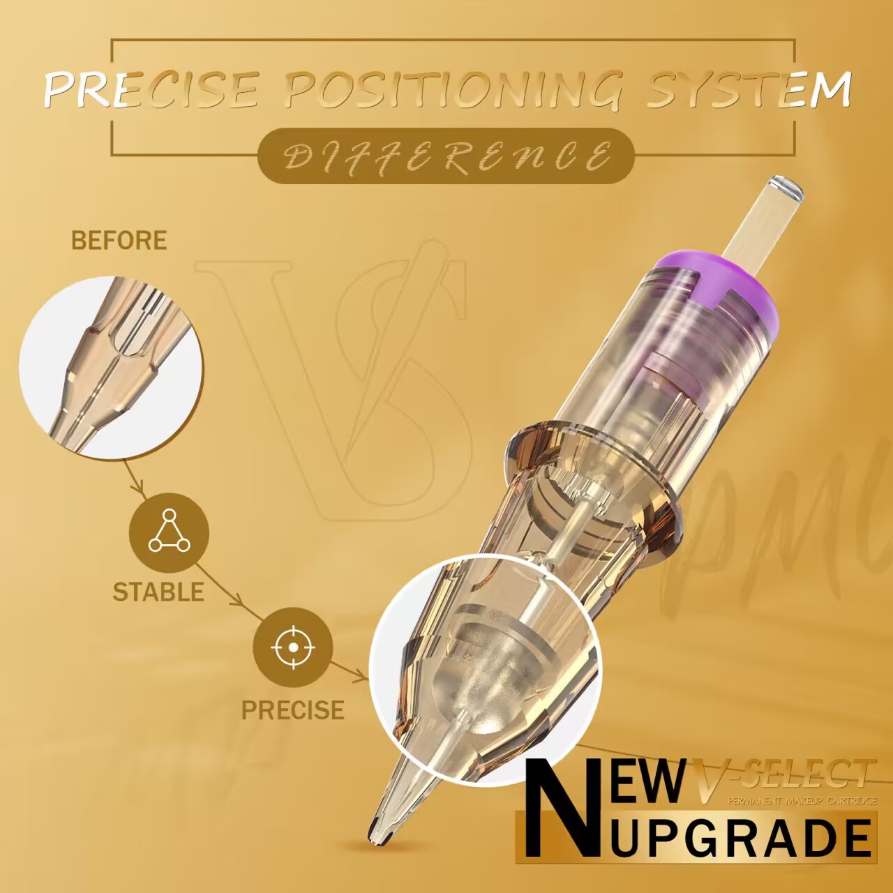 EZ V Hệ Thống SMP V Chọn Hộp Mực Xăm Kim Micropigmentation Thường Trực Trang Điểm Chân Mày Bút Kẻ Mắt Môi Microblading