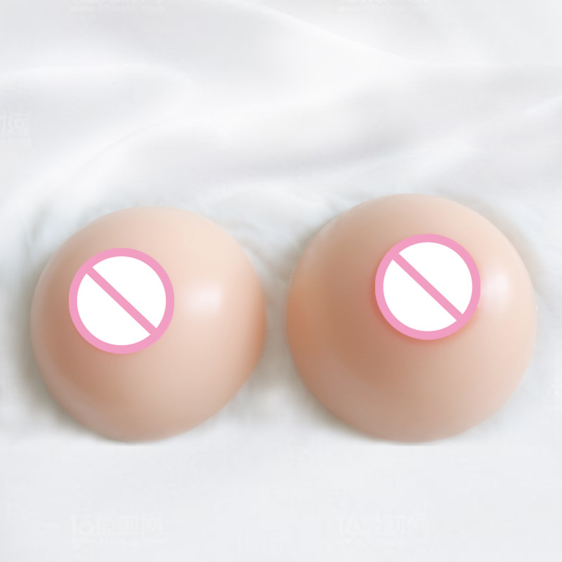 ラウンドメンズダミーシリコン偽乳偽乳CD女装人工乳房、小さな胸を大きくします