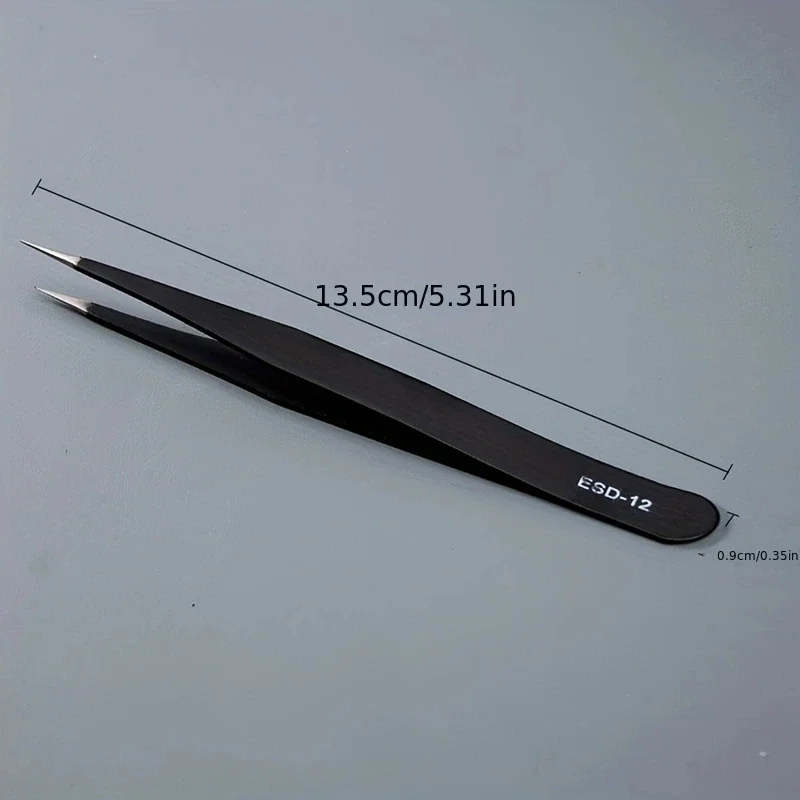 Stainless Steel Curved Straight Eyebrow False Eyelash Tweezers Nail Art Extension Makeup Tool Eeyelashes Tweezers