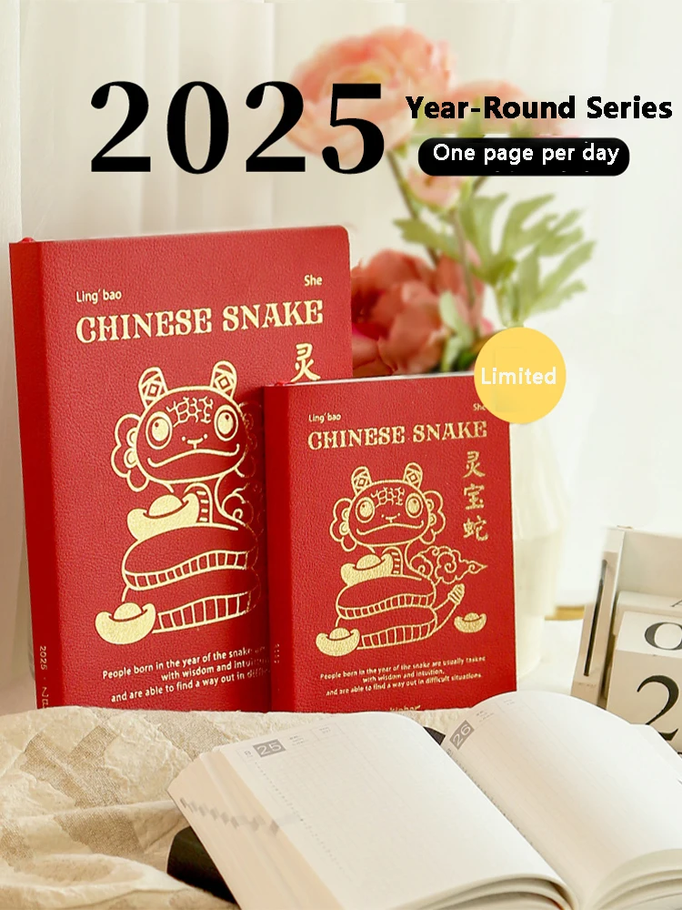 Kinbor 2025 School Schedule Handbook A5/A6 Saving Money Planner Manual, Work Organizer Agenda Notepad High Value Graduation Gift