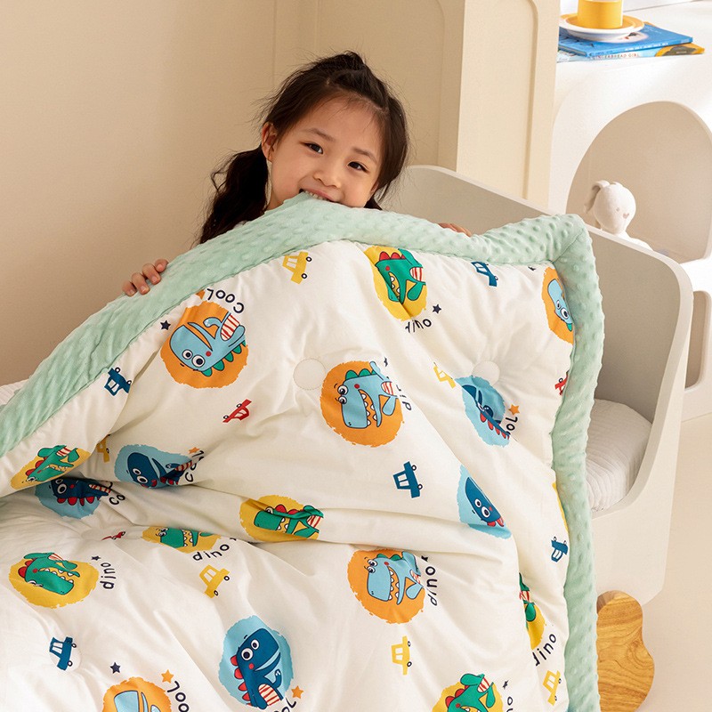 120X150 cm Cotone Autunno Trapunta per bambini Coperta Doudou Neonato Inverno Caldo Bambini Trapunta Addensare Trapunta per bambini Biancheria da letto Articolo per bambini