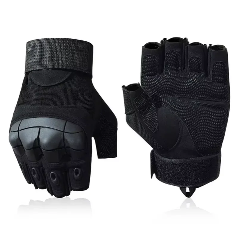 Outdoor Fingerlose Handschuhe Harte Knuckle Paintball Airsoft Jagd Kampf Reiten Wandern Halbfinger Handschuhe