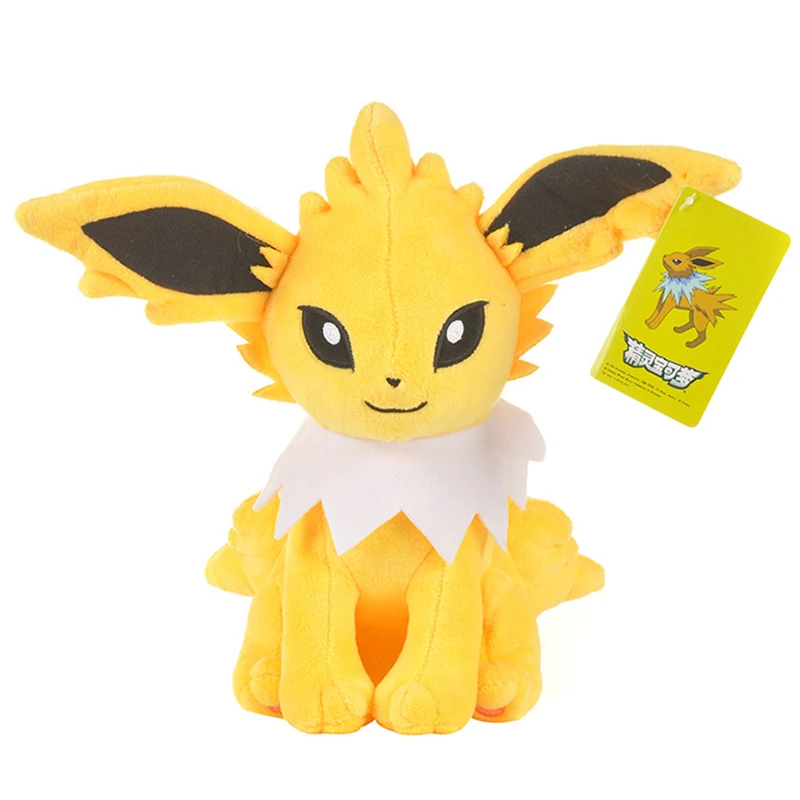 New Pokémon Plush Doll Ievee Family Moon Ievee Sun Ievee Kawaii Filled Pillow Children's Birthday Gift 24CM