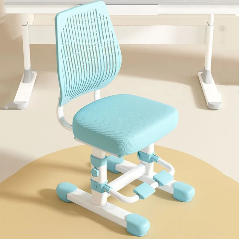 Silla cómoda de plástico para niños, taburete de comedor, respaldo de estudio, silla pequeña para niños, muebles para el hogar