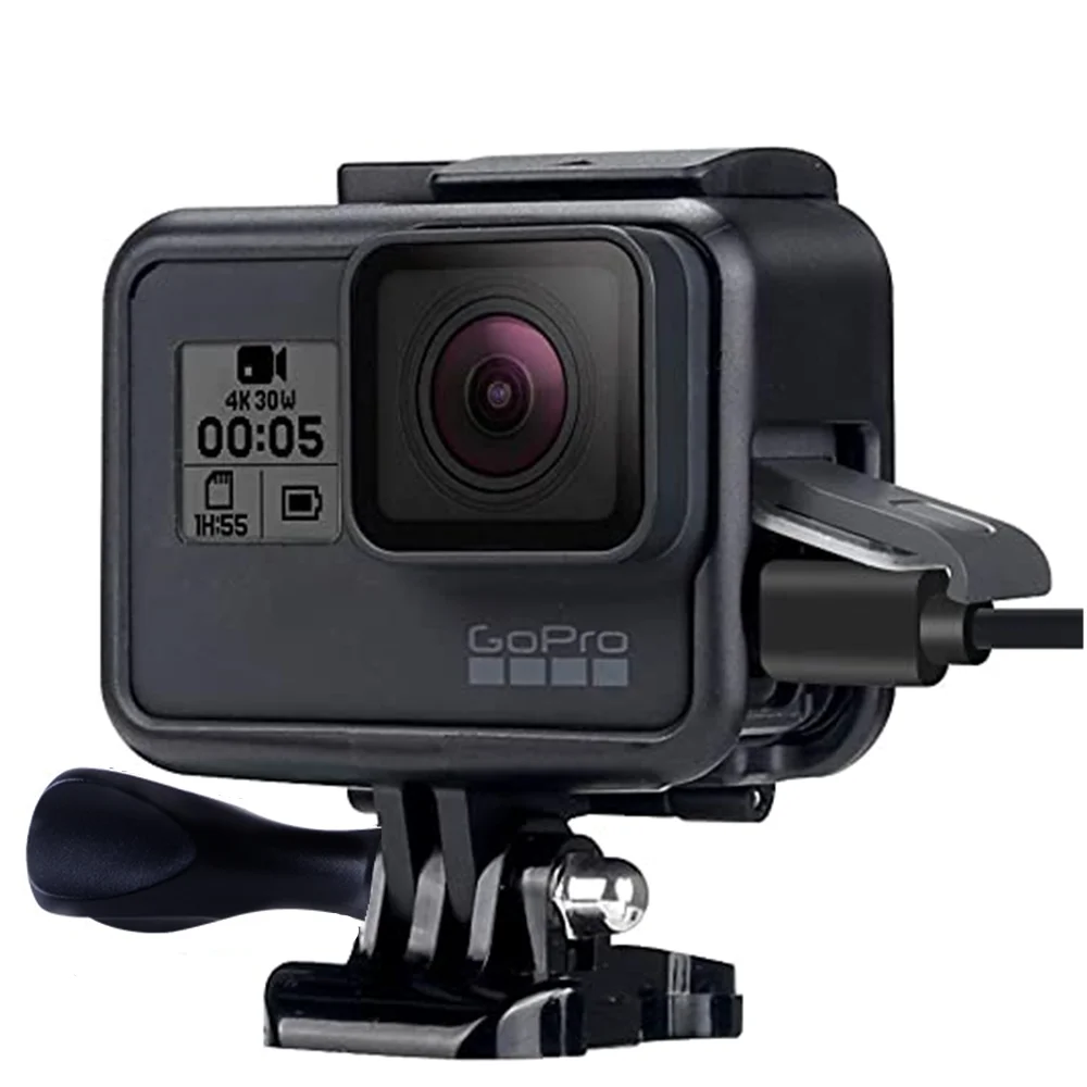 Für GoPro Zubehör GoPro Hero 7 6 5 Schutzrahmen Fall Camcorder Gehäuse Fall Für GoPro Hero 5 6 7 Schwarz Action Kamera
