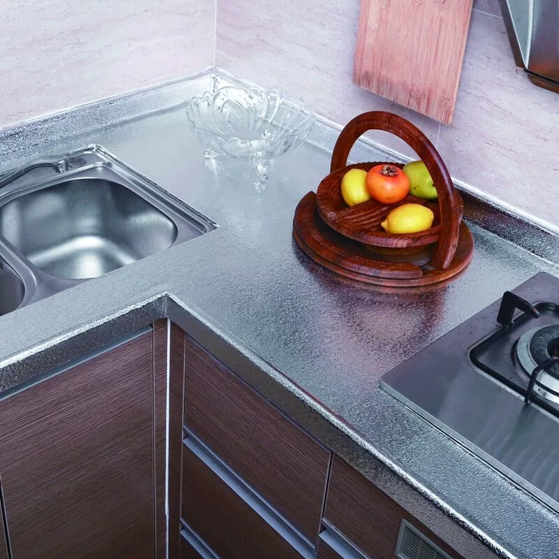 Pegatinas de pared resistentes a altas temperaturas para cocina, pegatinas resistentes al aceite, impermeables y para armarios, estufas, papel de aluminio