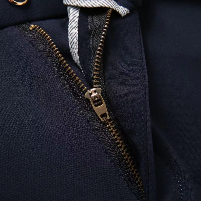 High Stretch Herren Anzug hose hohe Taille elastische formelle Anzug hose Büro Business klassische Freizeit hose Slim Fit schwarz blau