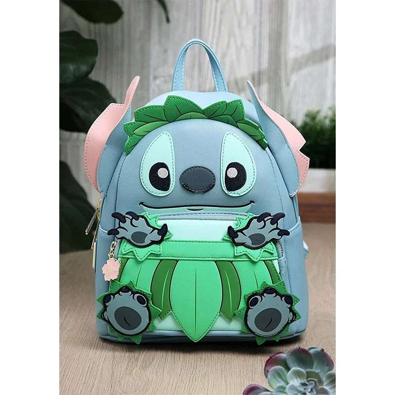 Disney Stich Luau Mini Rucksack Cosplay Damen Doppel Strap Schulter Tasche Geldbörse Lilo & Stich