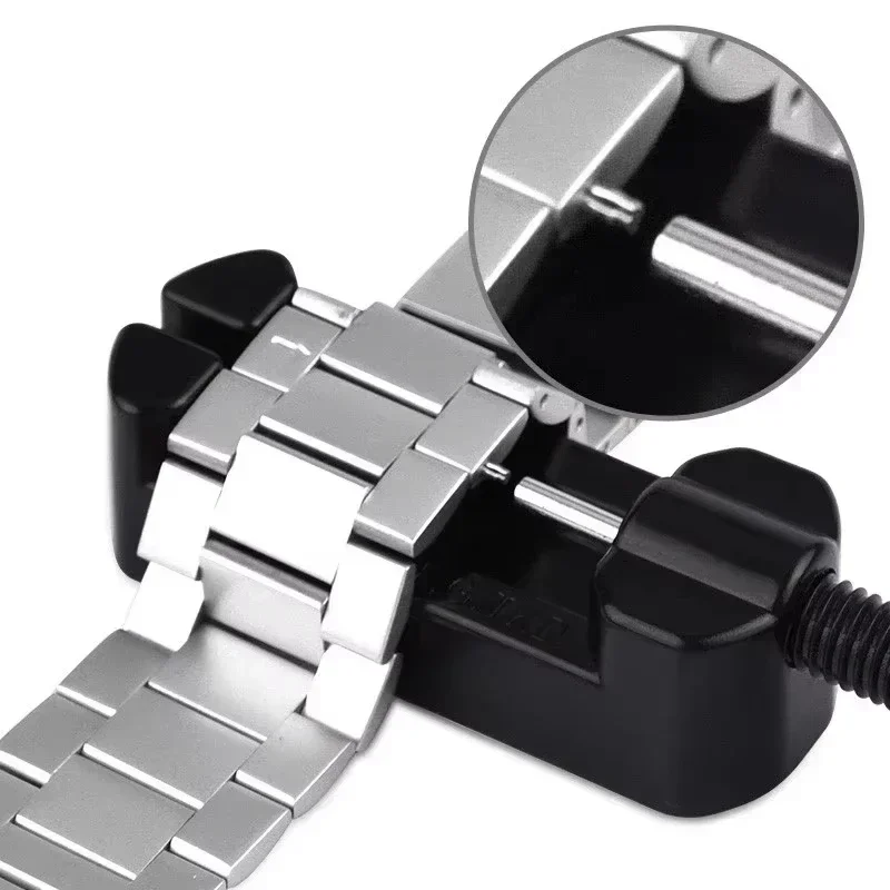 Herramientas de reparación para Apple/Samsung/Xiaomi/smartwatch, correa de reloj de acero inoxidable, pulsera de eslabones, Kits de pines, abridor, accesorios ajustables