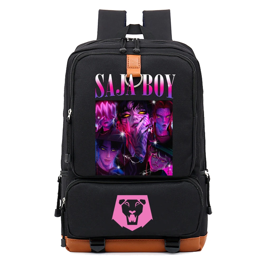 Anime Kpop 악마 헌터 Saja Boy Schoolbag 배낭 노트북 십대 학생 도서 가방 선물