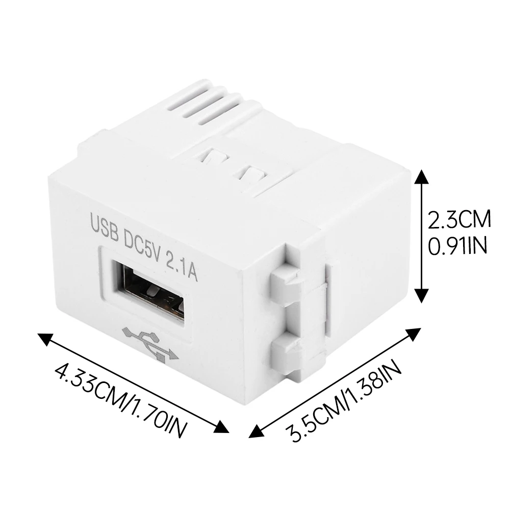 USB-Handy-Ladepanel, Leistungsmodul, 220 V, Steckdose, 5 V, Transformator, 2,1 A, Ladesteckdose, Schaltadapter