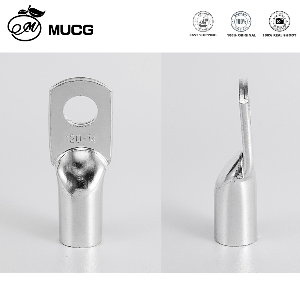 JG Copper Terminal Crimp Terminal Ring Lug Tin plated Terminal For Connection Electric cable Power M6 M8 M10 M12 Solid Connector