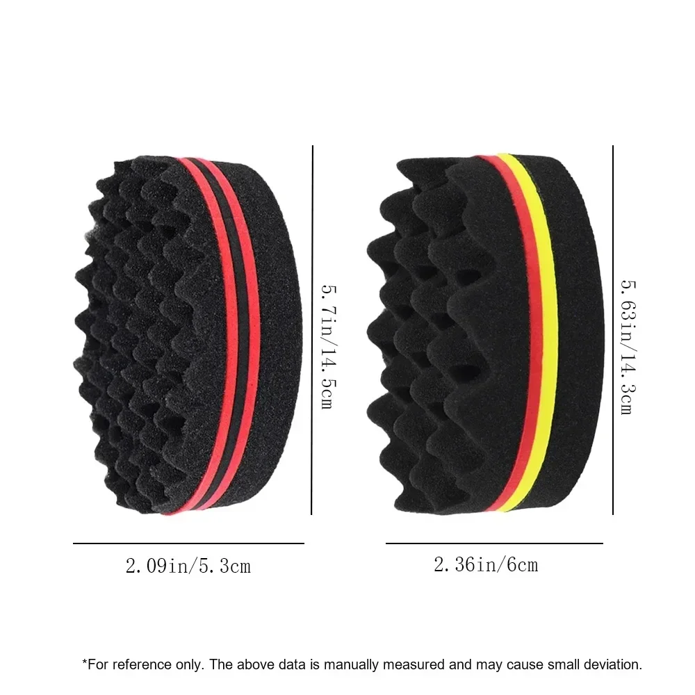 Nieuwe Dubbelzijdige Magische Gedraaide Haarborstel Spons Mode Styling Ovale Geperforeerde Krullende Sponsrol Wasbaar Gereedschap