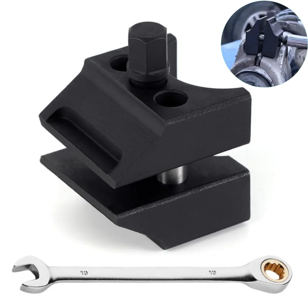 Kit de ferramentas de espalhador de junta de direção de cubo dividido de suporte de suspensão universal com chave, ferramenta de remoção de amortecedor para reparo de carro
