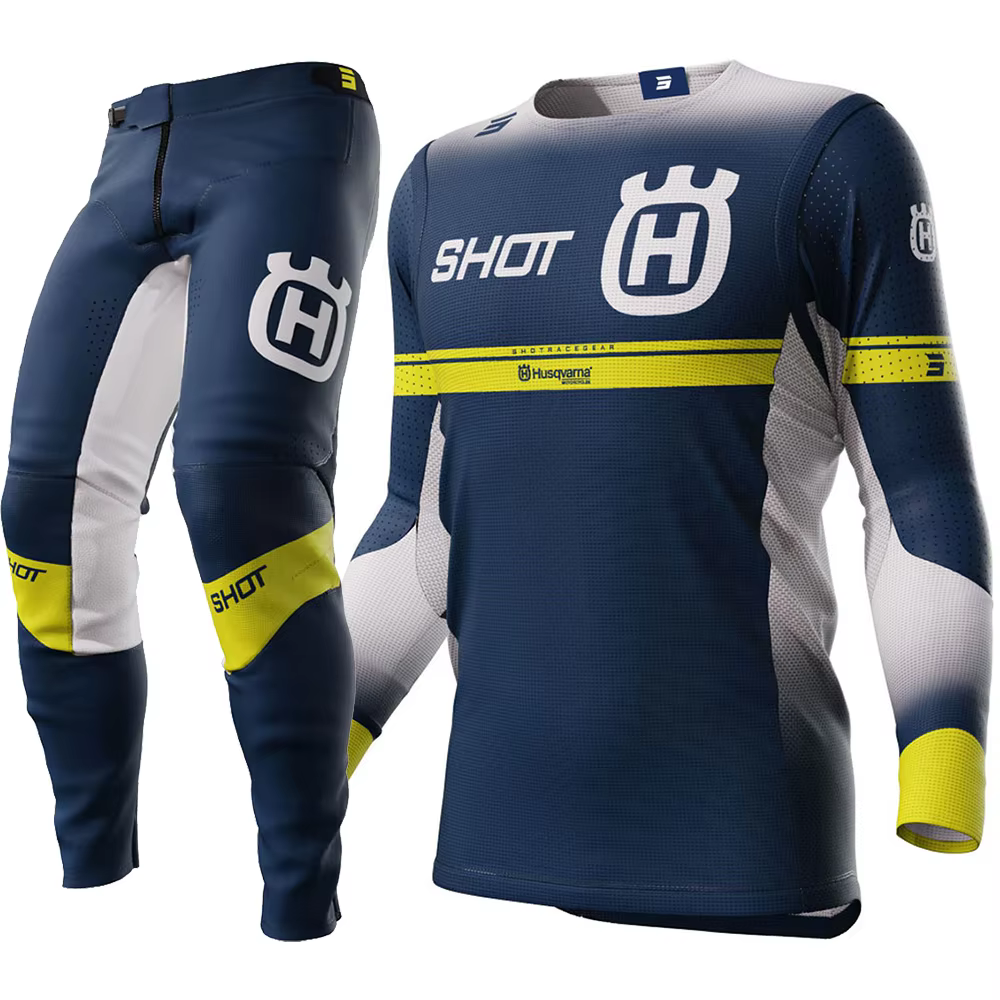 Комплект снаряжения для мотокросса Husqvarna 2025 года, топ Off Road MX Combo, черные мото-майки и брюки