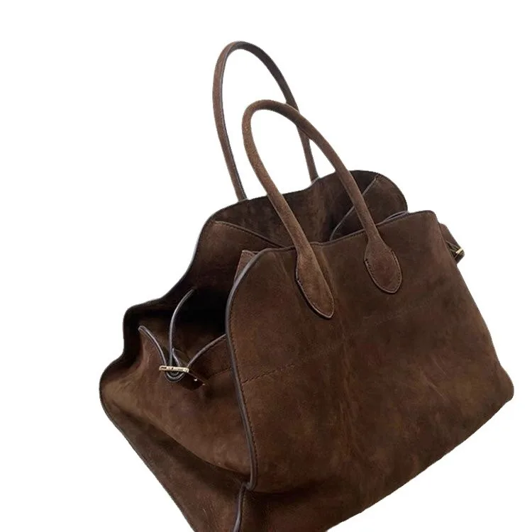 New Style in autumn winter Ladies' Top-handle Bag High-end Feel Niche Design Large Capacity Vintage Commute Handbag For  Season