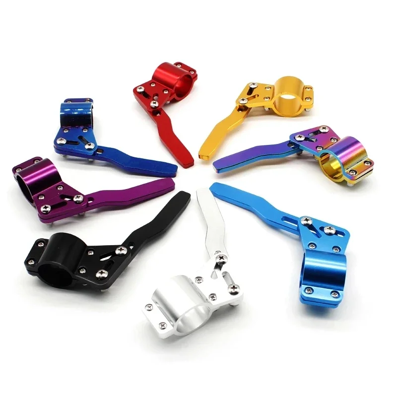 Extensor de alavanca de sinal de volta de carro, alumínio, volante, haste de giro, kit de ajuste de posição, preto, vermelho, azul, prata, ouro