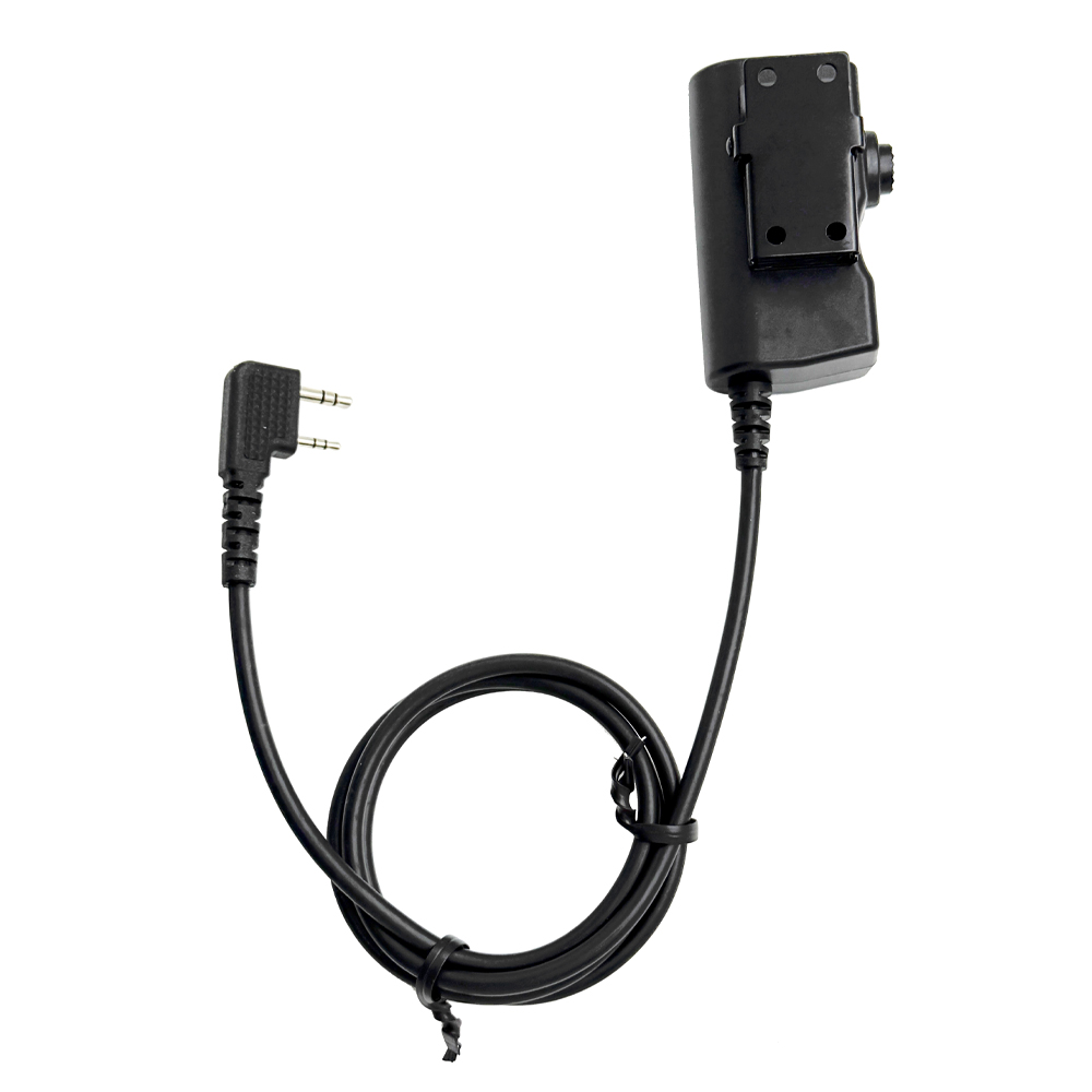 Тактический адаптер для гарнитуры PTT для Kenwood Baofeng UV-5R UV-5RE Plus BF-888S Walkie Talkie Ham Radio