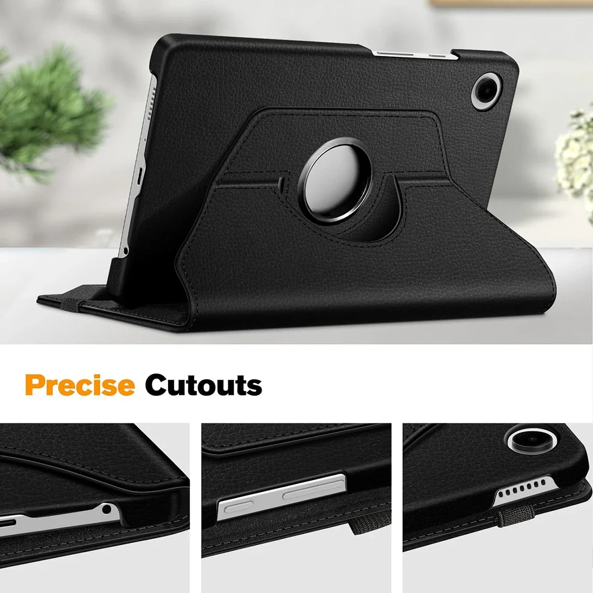 Funda giratoria para Samsung Galaxy 2023 Tab A9 SM-X115 8,7 pulgadas Tablet Galaxy Tab A9 Plus 11 pulgadas X210 Coque PU Funda de cuero con soporte