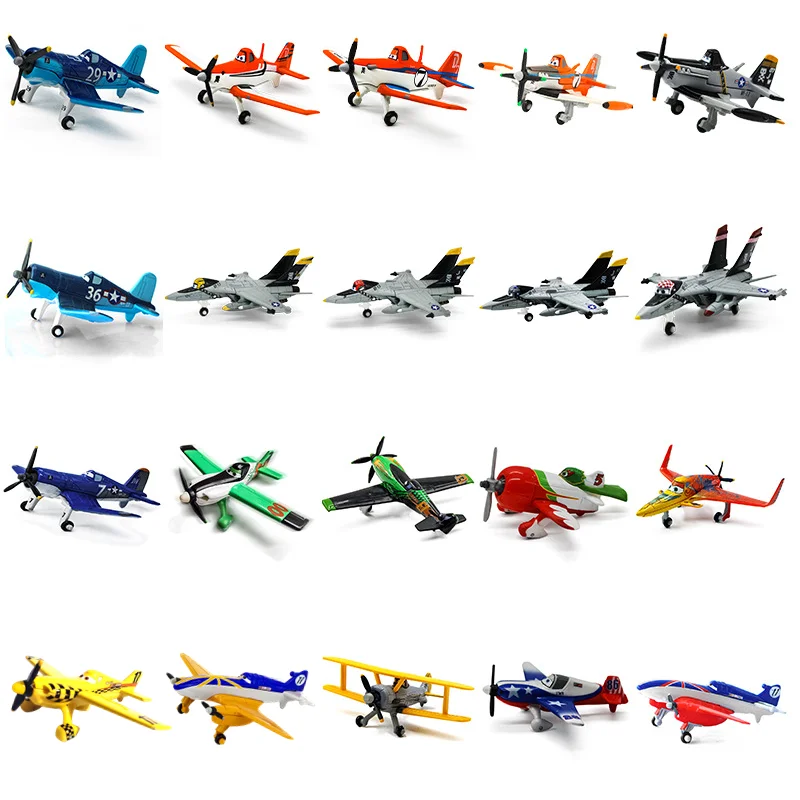 Disney Pixar samoloty zabawki Metal Diecast Strut Jetstream Dusty Metal Diecast klasyczny model samolotu ze stopu dla dzieci