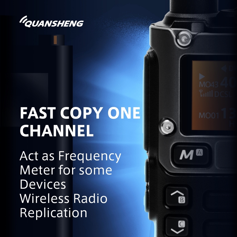 Quansheng UV-K58 5W Walkie Talkie UV-K6 UV-K5(8) Rádios em dois sentidos USB-C Carga direta Multi-banda AM/FM UHF VHF DTMF UV-K5 Atualização