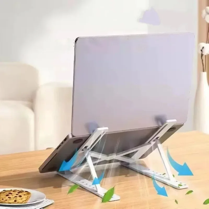 Faltbarer Laptop-Ständer, kühlende Notebook-Halterung, verstellbare ergonomische Laptop-Unterstützung, Basishalter, Laptop-Tablet-Zubehör, Ständer