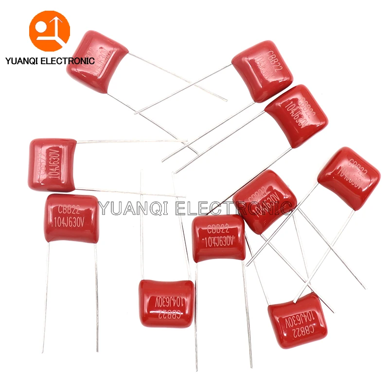 10 Uds 63V 100V 250V 400V 450V 630V 2000V 103J 104J 105J 155J 223J 224J 225J 334J 474J 475J CBB condensador de película de polipropileno