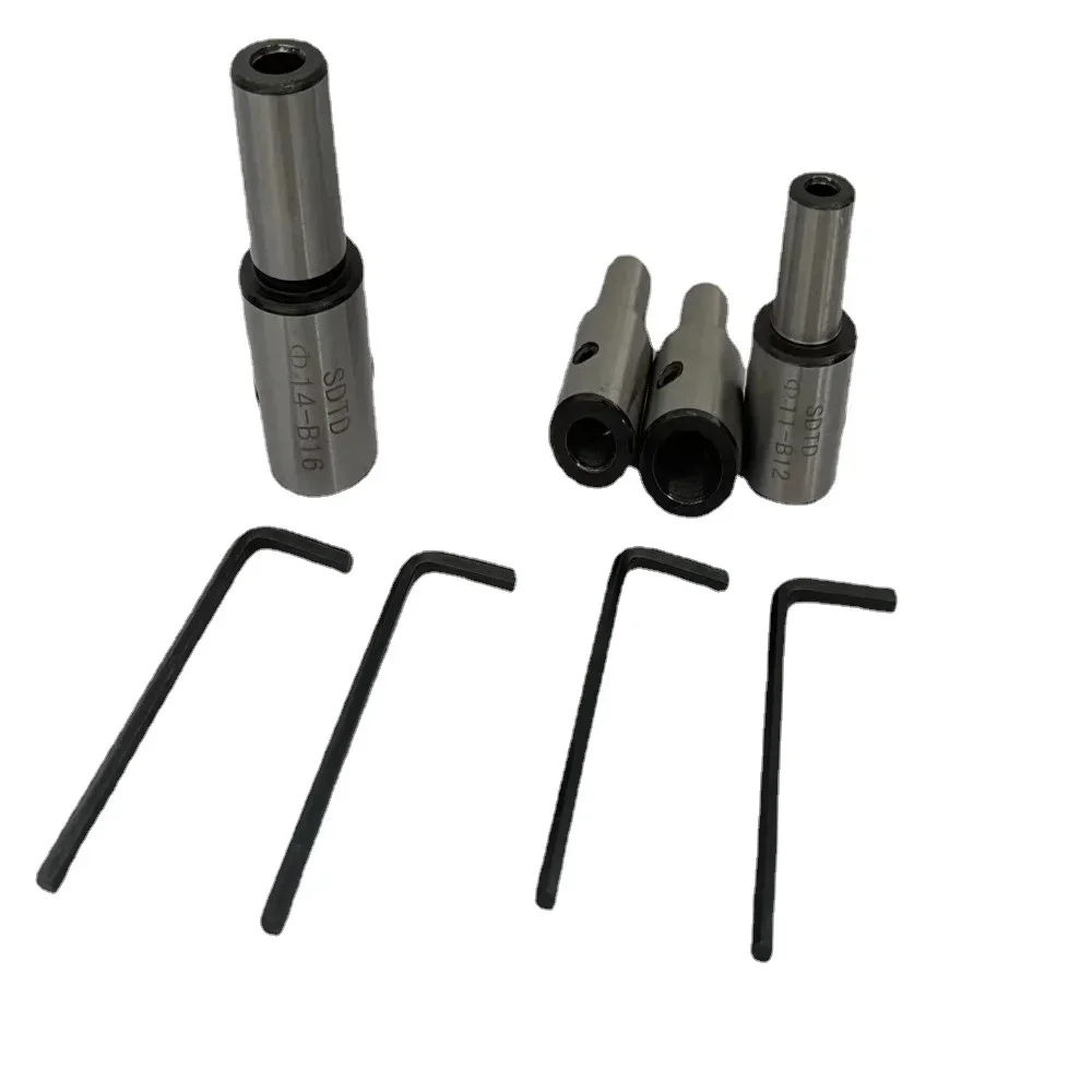 1 Buah 5mm 6 8 10 12 14 15 16mm konektor chuck bor B10 B12 B16 B18 adaptor chuck tapper untuk mesin bor