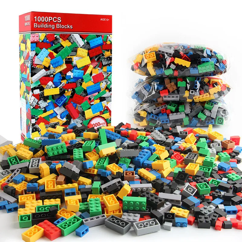 1000 DIY Creative Building Blocks ชุด Urban CLASSIC Building Blocks ประกอบของขวัญวันเกิดของเล่นเพื่อการศึกษาเด็ก