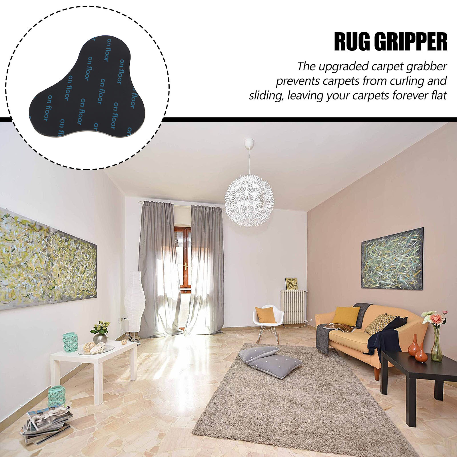 12pçs pinças de tapete sem rastros, adesivos removíveis e antiderrapantes, sem resíduos, pinça de tapete sem rastros