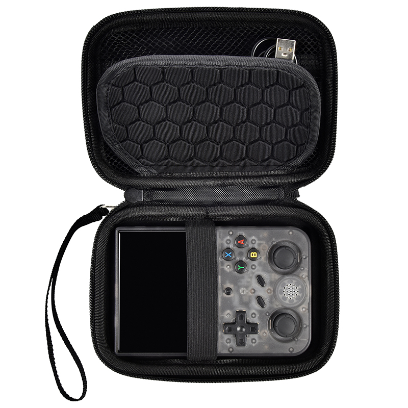 Suporte de armazenamento retro portátil do console do jogo, estojo de viagem, organizador do emulador, compatível com RG353V, RG35XX, RG353VS, R36S