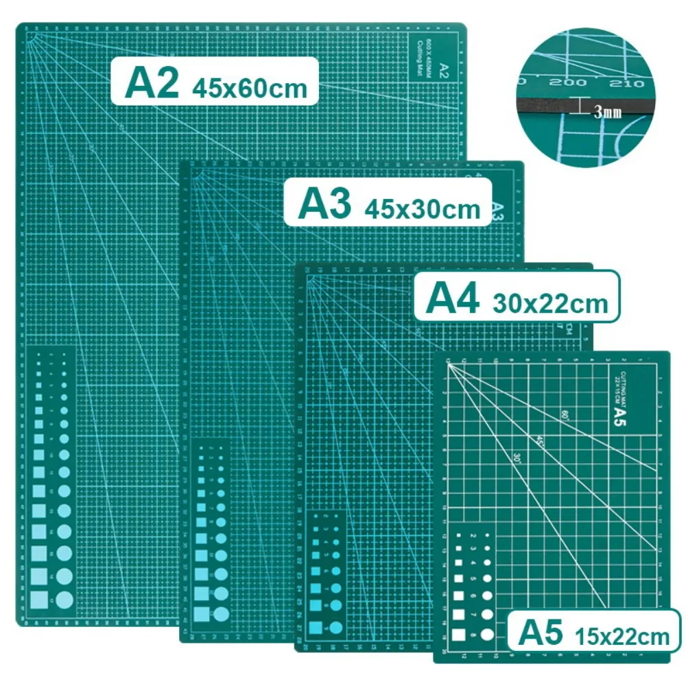 Cutting mat A4 22x33cm mat a3 large size desk drawing model handicraft carving craft cutting board special