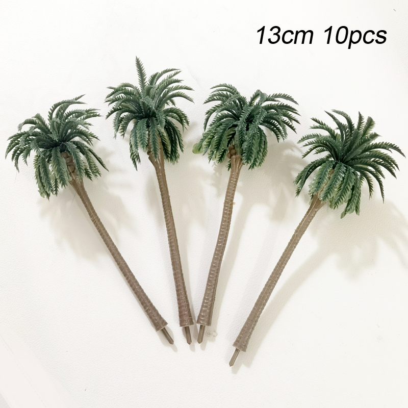 7-16cm 1/87 Ho Scale Model Palm Tree Artificial Coconut Landscape Train Railway Beach Seaside Layout Scenery Miniature Dioramas