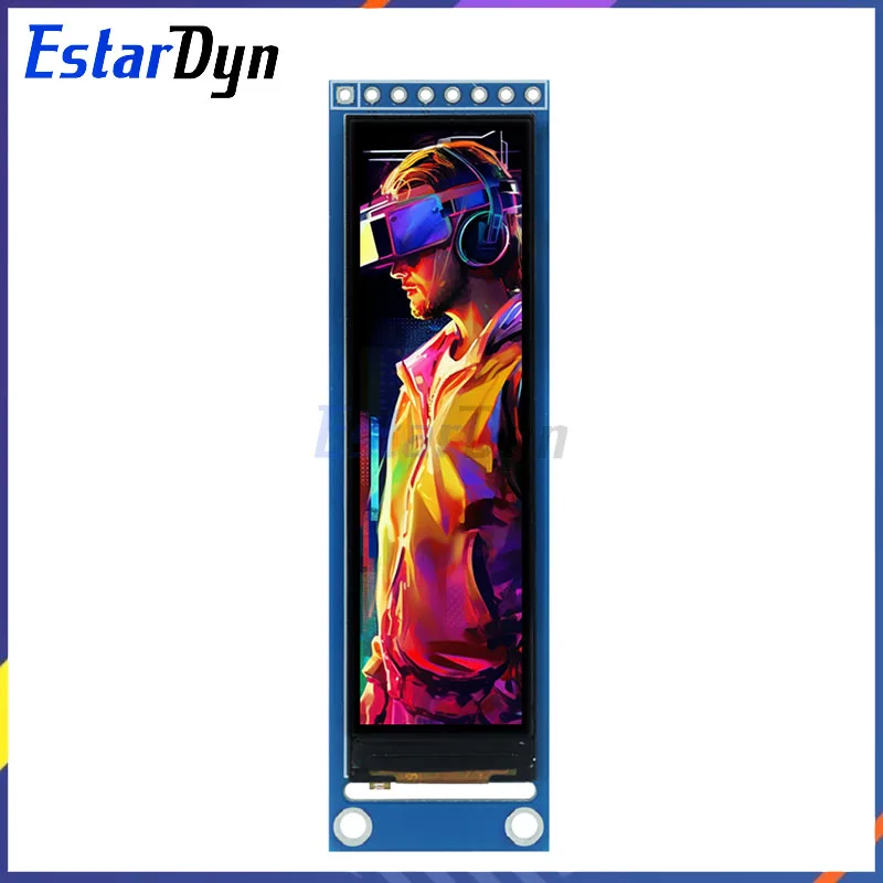Estardyn 2,25 pulgadas TFT LCD ST7789 pantalla pequeña 76*284 módulo LCD pantalla a color SPI de vista completa