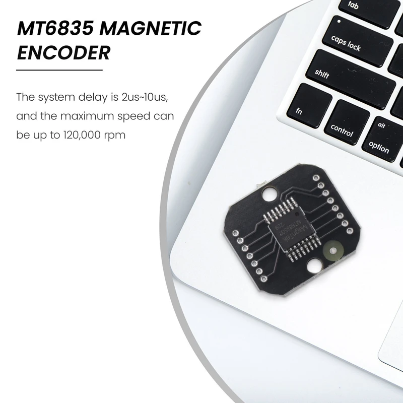 【Hot Cake】 Módulo codificador magnético 4X MT6835 Motor sin escobillas PWM/SPI Codificador de 21 bits puede reemplazar AS5048