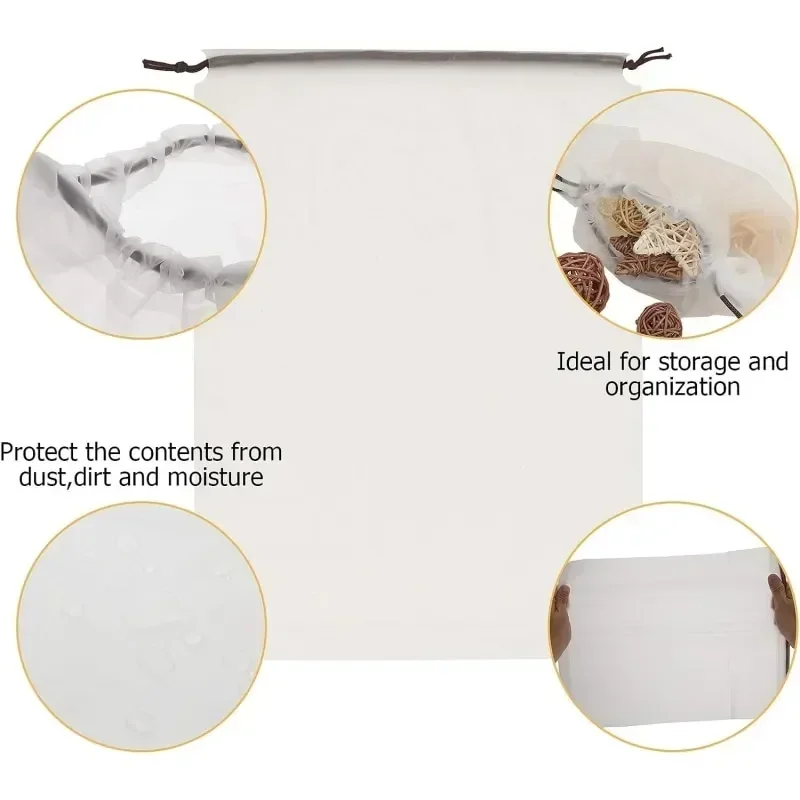 10/12 pçs portátil armazenamento de sapato viagem cordão à prova dwaterproof água transparente fosco maquiagem roupas roupa interior organizador bolsa sacos