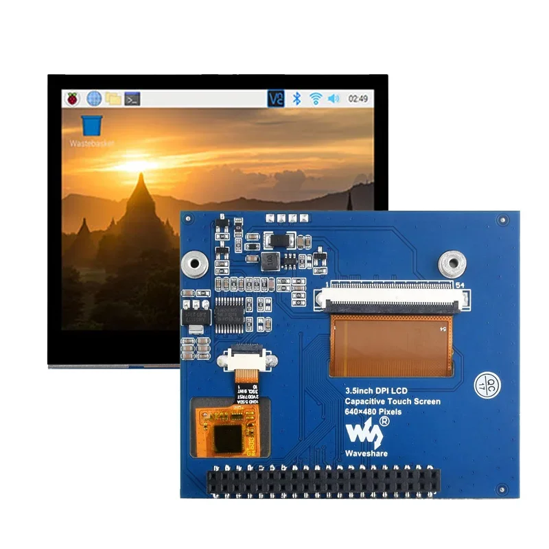 3.5inch-DPI-LCD Capacitive Touch LCD DPI 640×480 3.5 inch touchscreen display Module for Raspberry Pi