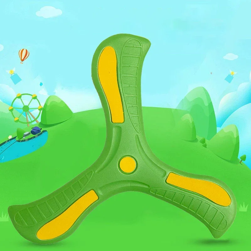 เด็ก Boomerang นุ่มสามใบผู้ใหญ่-เด็ก Interactive ของเล่นกลางแจ้งปริศนาการศึกษา Decompression ของขวัญ