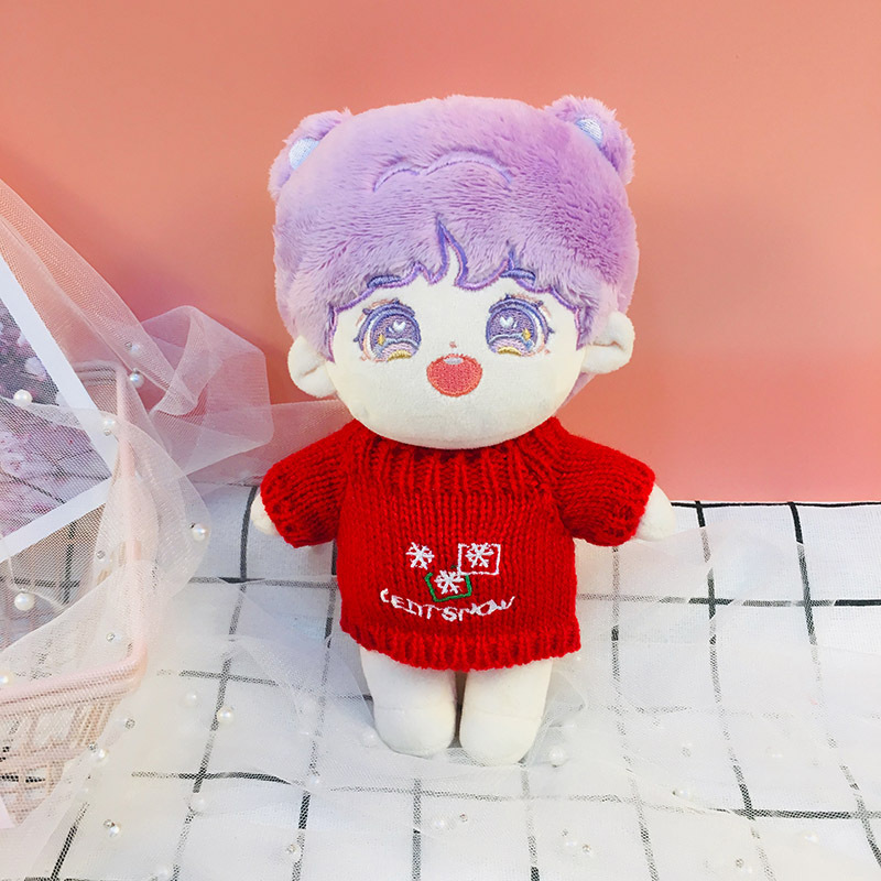 Quần Áo Búp Bê Cho 20Cm Hàn Quốc Kpop EXO Búp Bê Sang Trọng Ngôi Sao Của Búp Bê Quần Áo Áo Len Đồ Chơi Nhồi Bông Bộ Trang Phục Cho Thần Tượng phụ Kiện Búp Bê
