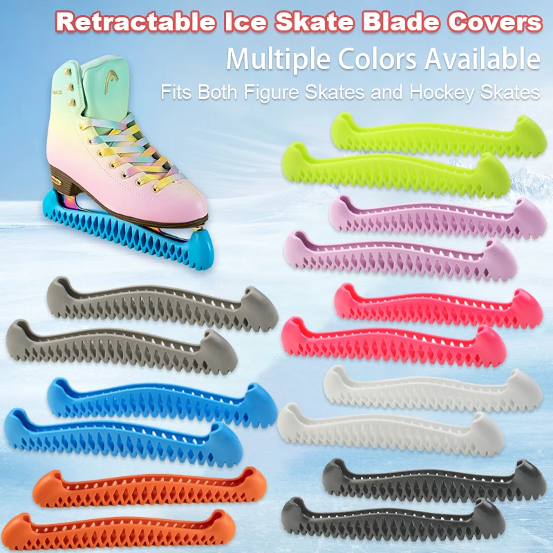 S/l/xl walkable capa de lâmina de skate no gelo tpu figura patins de hóquei evitar punctura lâmina escalável manga lâmina faca capa