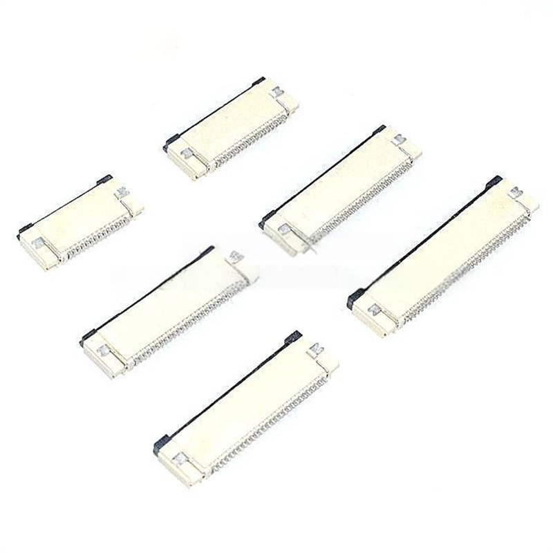 10 Stück FPC-Stecker, 0,5 mm Rastermaß, 40-polig, 0,5 mm Zugtyp, oberer Kontakt, erhältlich in 4/6/8/10/20/24/30/45/60P
