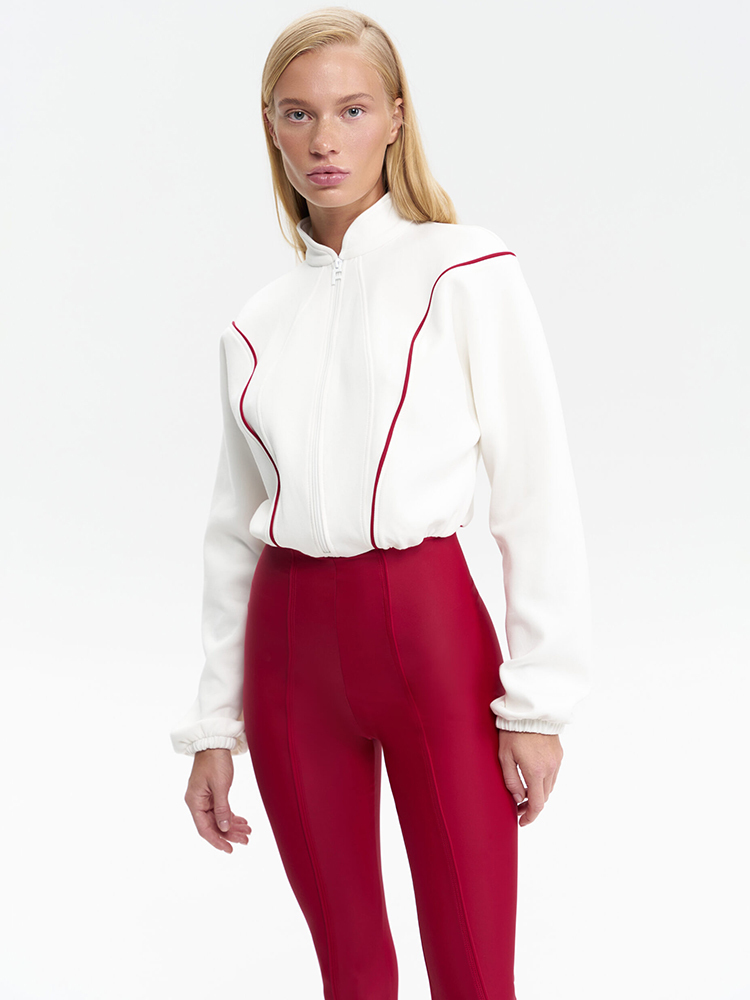 Mozision 秋冬新長袖ジャンプスーツ女性のためのロンパースファッションパッチワークタートルネックカジュアルスポーツ暖かいジャンプスーツ