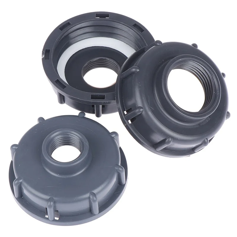 1Pc Durable Ibc Tank Adapt S60X6 Coarse Threaded Cap 60mm Female Thread To 1/2 ", 3/4", 1 "Adapter Connector