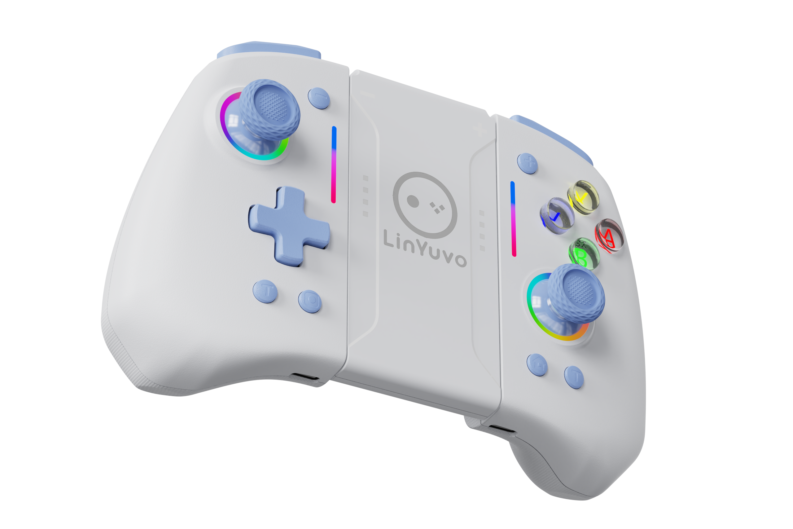 Linyuvo-スイッチ用ワイヤレスジョイスティック,oledサポート,ウェイクアップ,ジャイロ軸,ターボ,デュアルバイブレーション,まばゆいばかりのライト,ks42