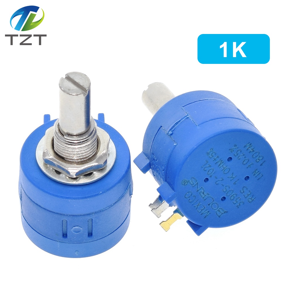 TZT 3590S Series Potentiometer 500 1K 2K 5K 10K 20K 50K 100K OHM 3590S-2-103L 3590S 101 102 103 104 201 202 203 501 502 503